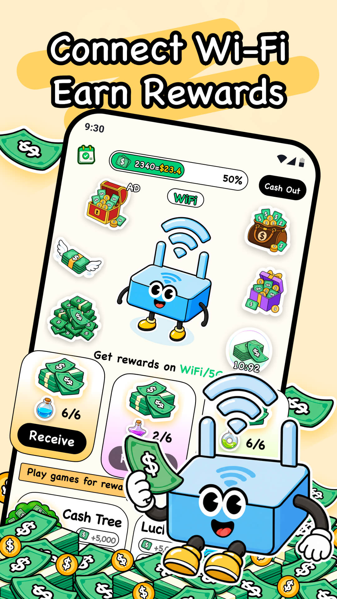 WiFi Cash screenshot 1